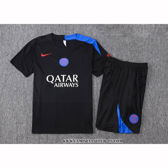 Chandal del Paris Saint-Germain 25-26 Manga Corta Negro - Pantalon Corto